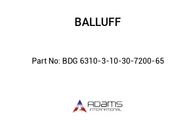 BDG 6310-3-10-30-7200-65									