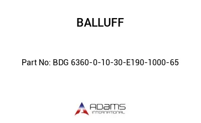 BDG 6360-0-10-30-E190-1000-65									