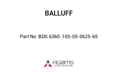BDG 6360-10S-05-0625-65									
