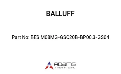 BES M08MG-GSC20B-BP00,3-GS04