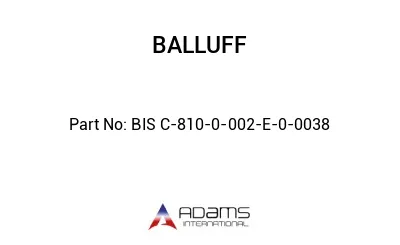 BIS C-810-0-002-E-0-0038									