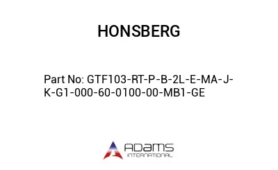 GTF103-RT-P-B-2L-E-MA-J-K-G1-000-60-0100-00-MB1-GE GTF103-RT-P-B-2L-E-MA-J-K-G1-000-60-0100-00-MB1-GE