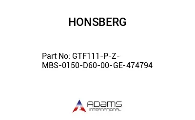 GTF111-P-Z-MBS-0150-D60-00-GE-474794 GTF111-P-Z-MBS-0150-D60-00-GE-474794