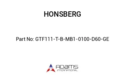 GTF111-T-B-MB1-0100-D60-GE GTF111-T-B-MB1-0100-D60-GE