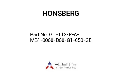 GTF112-P-A-MB1-0060-D60-G1-050-GE GTF112-P-A-MB1-0060-D60-G1-050-GE