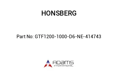 GTF1200-1000-D6-NE-414743 GTF1200-1000-D6-NE-414743