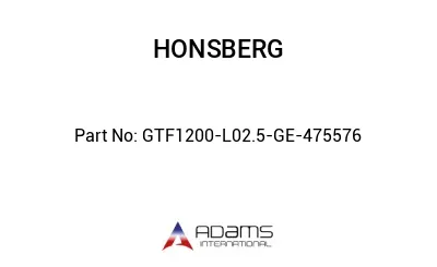 GTF1200-L02.5-GE-475576 GTF1200-L02.5-GE-475576