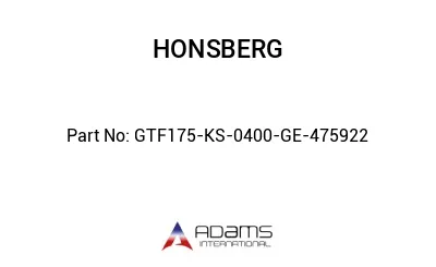 GTF175-KS-0400-GE-475922 GTF175-KS-0400-GE-475922