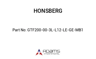 GTF200-00-3L-L12-LE-GE-MB1 GTF200-00-3L-L12-LE-GE-MB1