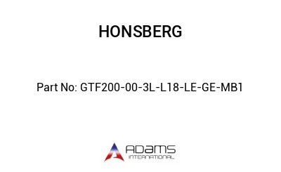 GTF200-00-3L-L18-LE-GE-MB1 GTF200-00-3L-L18-LE-GE-MB1