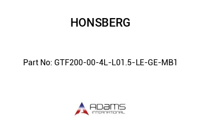 GTF200-00-4L-L01.5-LE-GE-MB1 GTF200-00-4L-L01.5-LE-GE-MB1