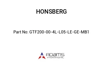 GTF200-00-4L-L05-LE-GE-MB1 GTF200-00-4L-L05-LE-GE-MB1