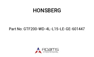 GTF200-WD-4L-L15-LE-GE-601447 GTF200-WD-4L-L15-LE-GE-601447