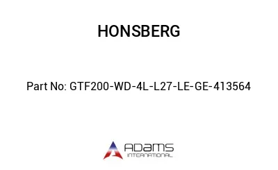 GTF200-WD-4L-L27-LE-GE-413564 GTF200-WD-4L-L27-LE-GE-413564