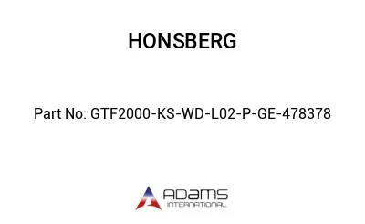 GTF2000-KS-WD-L02-P-GE-478378 GTF2000-KS-WD-L02-P-GE-478378