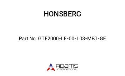 GTF2000-LE-00-L03-MB1-GE GTF2000-LE-00-L03-MB1-GE