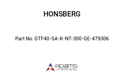 GTF40-SA-K-NT-300-GE-479306 GTF40-SA-K-NT-300-GE-479306
