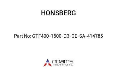 GTF400-1500-D3-GE-SA-414785 GTF400-1500-D3-GE-SA-414785