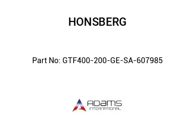 GTF400-200-GE-SA-607985 GTF400-200-GE-SA-607985