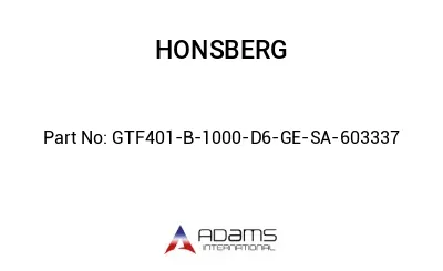 GTF401-B-1000-D6-GE-SA-603337 GTF401-B-1000-D6-GE-SA-603337