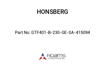 GTF401-B-230-GE-SA-415094 GTF401-B-230-GE-SA-415094