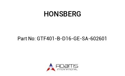 GTF401-B-D16-GE-SA-602601 GTF401-B-D16-GE-SA-602601