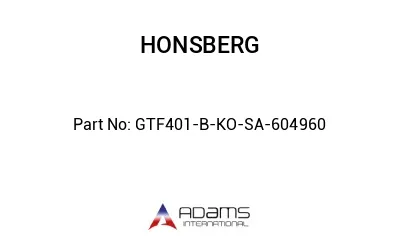 GTF401-B-KO-SA-604960 GTF401-B-KO-SA-604960