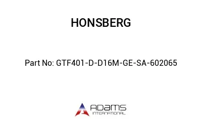 GTF401-D-D16M-GE-SA-602065 GTF401-D-D16M-GE-SA-602065