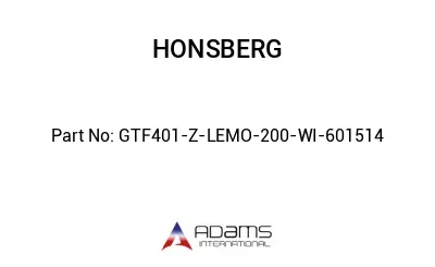 GTF401-Z-LEMO-200-WI-601514 GTF401-Z-LEMO-200-WI-601514