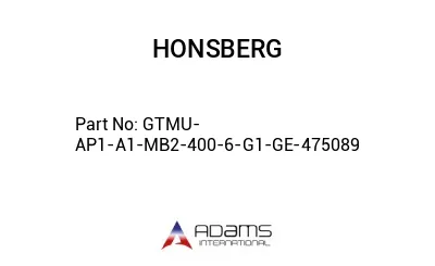 GTMU-AP1-A1-MB2-400-6-G1-GE-475089 GTMU-AP1-A1-MB2-400-6-G1-GE-475089