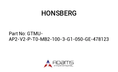GTMU-AP2-V2-P-T0-MB2-100-3-G1-050-GE-478123 GTMU-AP2-V2-P-T0-MB2-100-3-G1-050-GE-478123