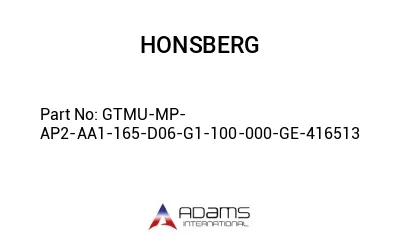 GTMU-MP-AP2-AA1-165-D06-G1-100-000-GE-416513 GTMU-MP-AP2-AA1-165-D06-G1-100-000-GE-416513