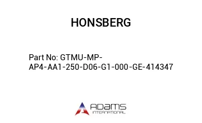 GTMU-MP-AP4-AA1-250-D06-G1-000-GE-414347 GTMU-MP-AP4-AA1-250-D06-G1-000-GE-414347