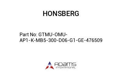 GTMU-OMU-AP1-K-MB5-300-D06-G1-GE-476509 GTMU-OMU-AP1-K-MB5-300-D06-G1-GE-476509