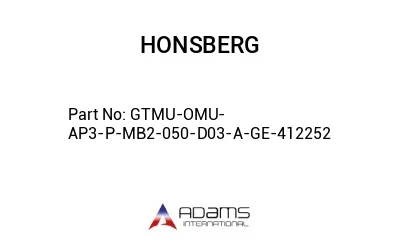 GTMU-OMU-AP3-P-MB2-050-D03-A-GE-412252 GTMU-OMU-AP3-P-MB2-050-D03-A-GE-412252