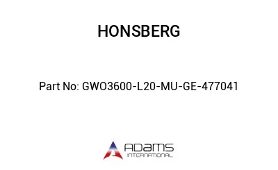 GWO3600-L20-MU-GE-477041 GWO3600-L20-MU-GE-477041