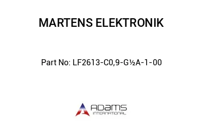 LF2613-C0,9-G ½ A-1-00